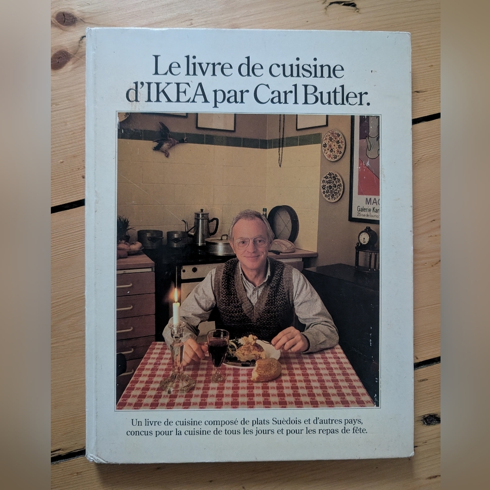 IKEA Livre De Recettes De Carl Butler Cookbook